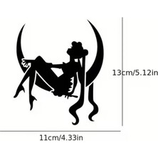 Özgül Reklam Peri Kadın Sticker Araba Sticker / Motor Sticker / Laptop Sticker