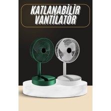 Die Grup Katlanabilir USB Şarjlı Masaüstü Soğutucu Mini Fan Telefon Tutucu