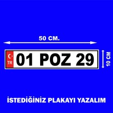 Özgül Reklam Plaka Yazı Sticker Yapıştırma Etiket Tır Aksesuarları 1 Adet Fiyatıdır.