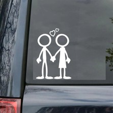Özgül Reklam Adam Sevgili-Eş Sticker / Sevgili-Eş Sticker / Araç Sticker / Ayna Sticker / Sevgili Sticker