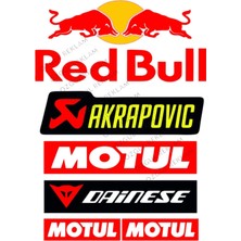 Özgül Reklam Motorsiklet Çok Amaclı Sticker Seti 18X17CM Araba Sticker / Motor Sticker / Laptop Sticker