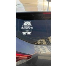 Özgül Reklam Arabada Bebek Var Ayıcık Araba Sticker Araba Sticker / Motor Sticker / Laptop Sticker Ultra Lüks