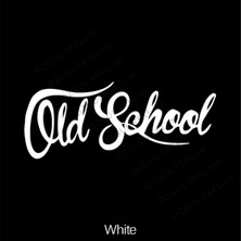 Özgül Reklam Old School Piyasa Yazı Sticker Araba Sticker / Motor Sticker / Laptop Sticker