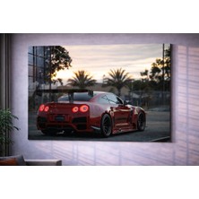 Özgül Reklam Pleksi Tablo | Nissan Gtr | 3 mm Pleksi Baskı | Ultra Hd Parlak Duvar Tablosu