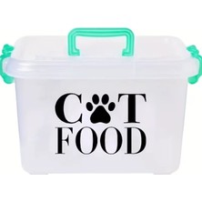Özgül Reklam Kedi ve Köpek Maması Kap Yazısı Kedi Için Beyaz Köpek Için Siyah Rengi Seçiniz Ürünlerin Rengi Siyah