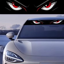 Özgül Reklam Araç Ön Cam Kızgın Bakan Sticker / Kızgın Göz Sticker / Araç Ön Cam Güneşlik Folyo