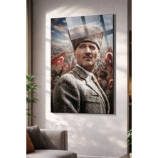 Özgül Reklam Pleksi Tablo | Gazi Mustafa Kemal Atatürk Tablo | 3 mm Pleksi Baskı | Ultra Hd Parlak Duvar Tablosu