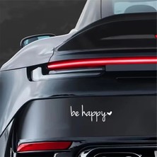 Özgül Reklam Mutlu Kal Kalp Sticker Be Happy