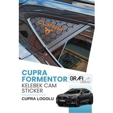 Özgül Reklam Cupra Formentor Kelebek Cam Sticker Set / Cupra Logolu