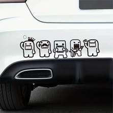Özgül Reklam Komik Karikatür Sticker Araba Sticker / Motor Sticker / Laptop Sticker