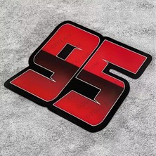 Özgül Reklam 95 Mcqeen Hologram Araba Sticker / Motor Sticker / Laptop Sticker