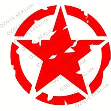 Özgül Reklam Yıldız Sticker Araba Sticker / Motor Sticker / Laptop Sticker