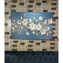 Özgül Reklam Kanvas Tablo / Çiçek Kanvas Tablo / Beyaz Gül Çiçek Kanvas Tablo Ev Ofis Kanvas Tablo
