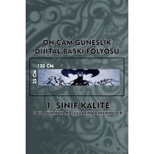 Özgül Reklam Batman Ön Cam Güneşlik Folyo / Dijital Baskı / Yapışkanlı Folyo / Araç Sticker