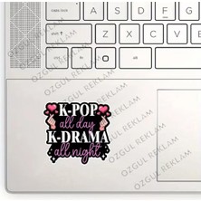 Özgül Reklam K-Drama ve K-Pop Sticker / Araç Sticker / Motor Sticker / Laptop Sticker