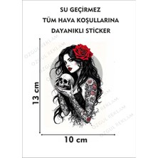 Özgül Reklam Japon Sticker / Anime Kız Sticker / Araç Sticker / Motor Sticker / Laptop Sticker