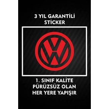 Özgül Reklam Wolkswagen Sticker Araç Etiket Araba