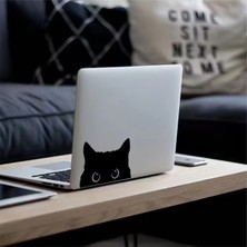 Özgül Reklam Kedi Sticker / Gözetleyen Kedi Sticker / Araç Sticker / Motor Sticker / Laptop Sticker