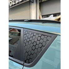 Özgül Reklam Petek Sticker / Altıgen Petek Sticker / Araç Kelebek Camı Sticker / Kelebek Camı 35X40 cm 1 Adet