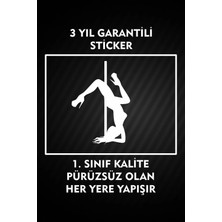 Özgül Reklam Direk Dansı Sticker / Etiket / Araç Sticker / Araba Sticker