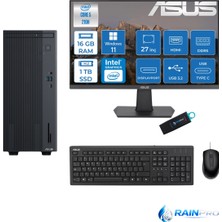 Expertcenter P500MV Core 5-210H 16 GB Ram Ddr5 1 Tb SSD WİN11PRO Asus 27'' Monitör C52108512B0D27RNP02
