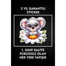 Özgül Reklam Koala Dijital Baskı Sticker / Tablet / Laptop / Bilgisayar / Araba / Defter / Telefon /