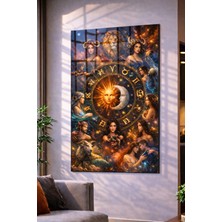 Özgül Reklam Pleksi Tablo | 12 Burç / Burç Tablo | 3 mm Pleksi Baskı | Ultra Hd Parlak Duvar Tablosu