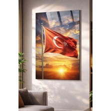 Özgül Reklam Pleksi Tablo | Türk Bayrağı | 3 mm Pleksi Baskı | Ultra Hd Parlak Duvar Tablosu