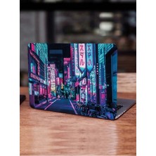Özgül Reklam Tokyo Neon Cadde Temalı Defter Tablet Laptop Pc Macbook Üzerine Kaplama Için Sticker