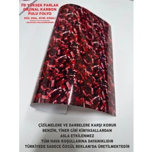 Özgül Reklam Yüksek Parlak Forget Karbon Fiber Folyo / 7d Karbon Fiber Folyo / Karbon Pulu Folyo 50X25 cm