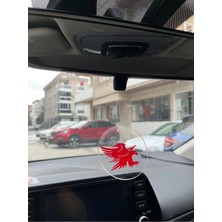 Özgül Reklam Kartal Dikiz Aynası Süsü / Pleksi Araba Süsü / Dikiz Ayna Süsü / Şeffaf 3 mm Pleksi
