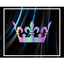 Özgül Reklam Kral Tacı Sticker Araç Yazısı Motor Etiketi 15X10 cm