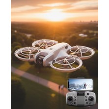 Die Grup Mini Drone Kameralı Headless Mod LED Işıklı Akıllı Uçuş Sistemi