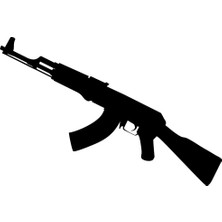 Özgül Reklam Keleş Ak-47 Araç Sticker Motor Etiket