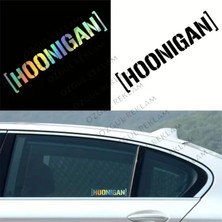 Özgül Reklam Hoonigan Yazı Araba Sticker / Motor Sticker / Laptop Sticker