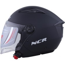 Ncr 236 Yarım Yazlık Kask Mat Siyah