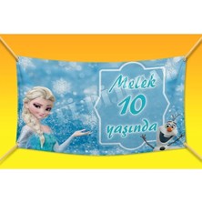 Özgül Reklam Sufidijital Elsa2 Temalı Doğum Günü Branda Afişi