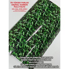 Özgül Reklam Yüksek Parlak Forget Karbon Fiber Folyo / 7d Karbon Fiber Folyo / Karbon Pulu Folyo 50X25 cm