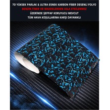 Özgül Reklam Yüksek Parlak Forget Karbon Fiber Folyo / 7d Karbon Fiber Folyo / Karbon Pulu Desenli Folyo 50X25