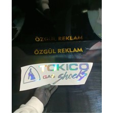 Özgül Reklam Araba Arka Cam Yazıları Hologram Sticker Etiket