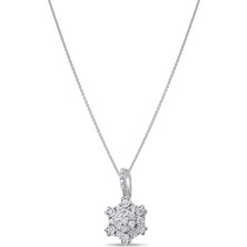 Lial Diamond 0.34 Karat Pırlanta Kolye, Doğal Pırlanta, Sertifikalı Ürünler