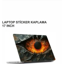 Özgül Reklam Ejderha Gözü Laptop Sticker / Laptop Kaplama / Laptop Etiket Çıkartma / Ejderha Gözü Sticker