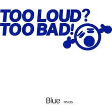 Özgül Reklam Too Loud Too Bad Bass Ses Sistemi Sticker Araba Sticker / Motor Sticker / Laptop Sticker