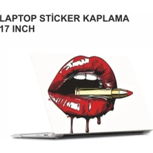 Özgül Reklam Dudak Laptop Sticker / Laptop Kaplama / Laptop Etiket Çıkartma / Dudak Sticker