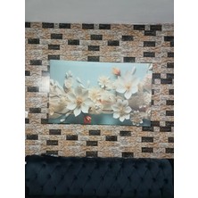 Özgül Reklam Kanvas Tablo / Çiçek Kanvas Tablo / Beyaz Gül Çiçek  Kanvas Tablo Ev Ofis Kanvas Tablo