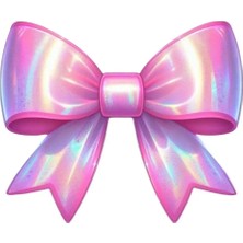 Özgül Reklam Pembe Parlak Kurdele Sticker Araba, Motorsiklet, Kask, Laptop, Cam Sticker 15X13 cm