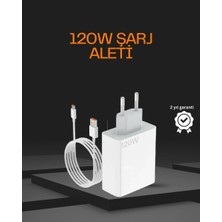 Die Grup 120 Watt Type C Şarj Başlığı Poco X3 X4 X5 Pro Uyumlu