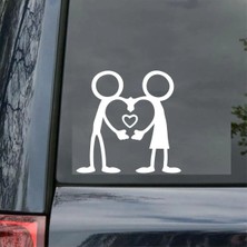 Özgül Reklam Adam Sevgili-Eş Sticker / Sevgili-Eş Sticker / Araç Sticker / Ayna Sticker / Sevgili Sticker