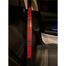 Özgül Reklam Araç Emniyet Kemeri Sticker / Reflektör Sticker / Fosfor Sticker / Araç Sticker / 40 x 4