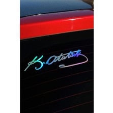 Özgül Reklam Hologram Renk Gazi Mustafa Kemal Atatürk Imza Oto Araba